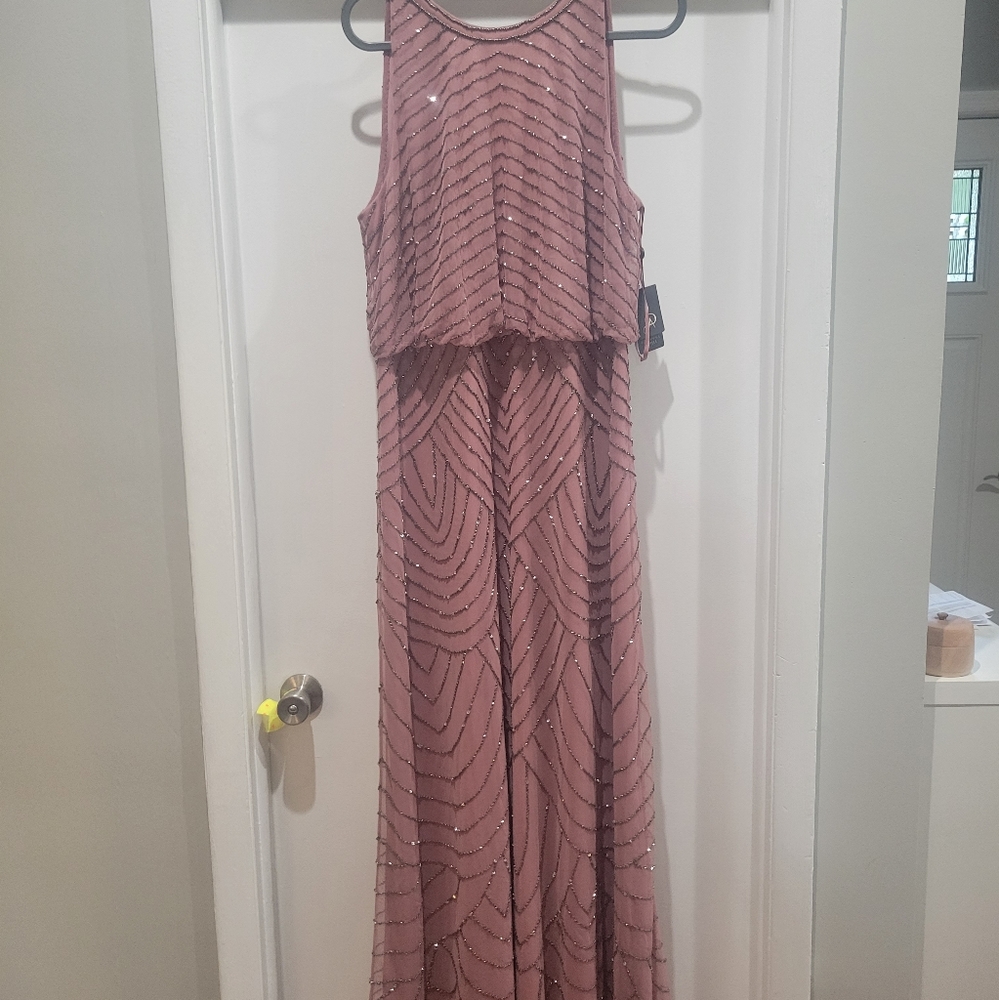 Art Deco Beaded Adrianna Papell Dress